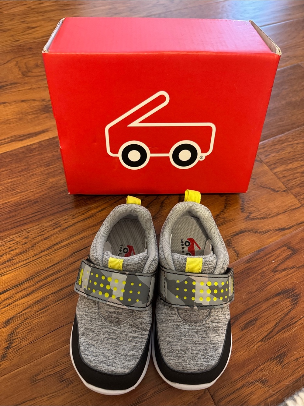 NWT See Kai Run Gray & Yellow Athletic Shoes